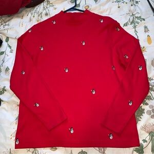 Bechamel long sleeve Christmas snowman top